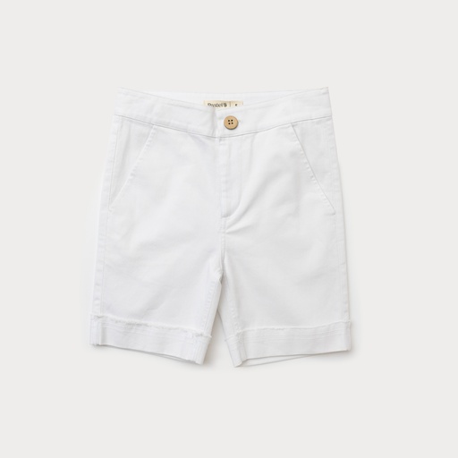 [BS-WPB304-WH] SHORT PANTS WITH CUFFS