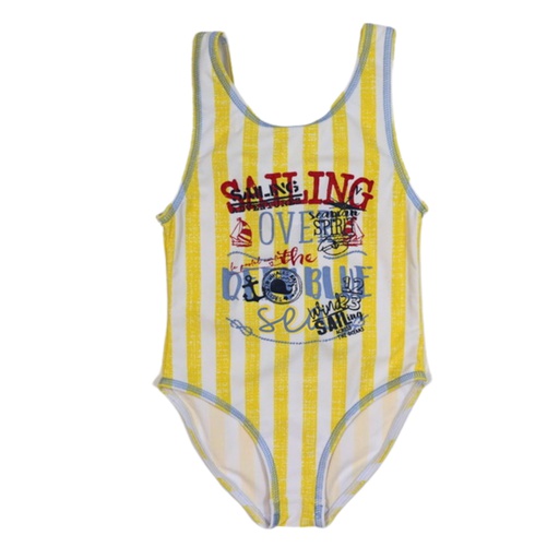 [S24-SBBG301A-YS] STRIPED BATHING SUIT