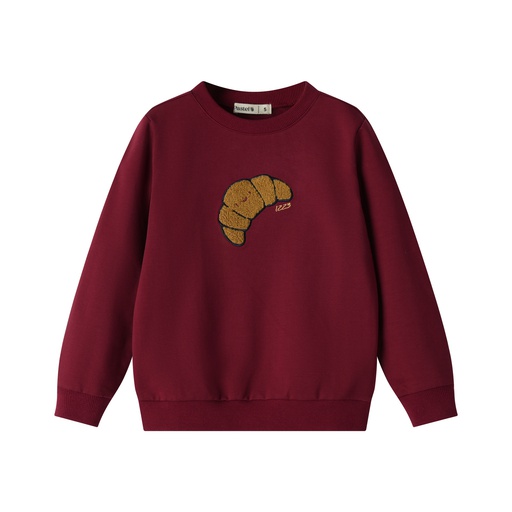 [F25-WUT403-BG] CROISSANT ICON SWEATSHIRT