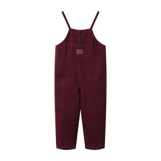 [F25-WBB402-BG] CORDUROY ROMPER WITH POCKET