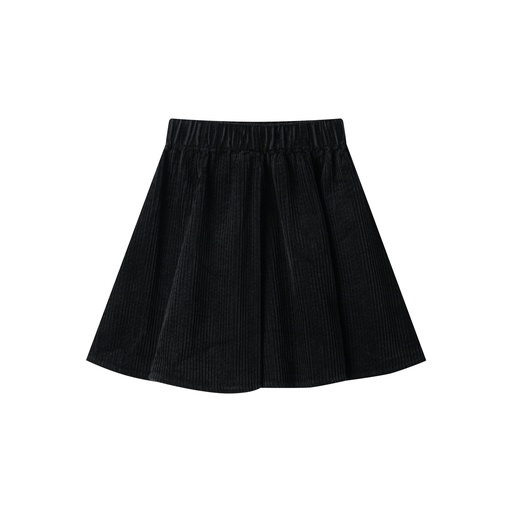 [F25-WS404-BK] CORDUROY CIRCLE SKIRT