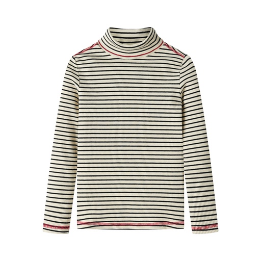 [F25-WUT405-BS] STRIPED TURTLENECK