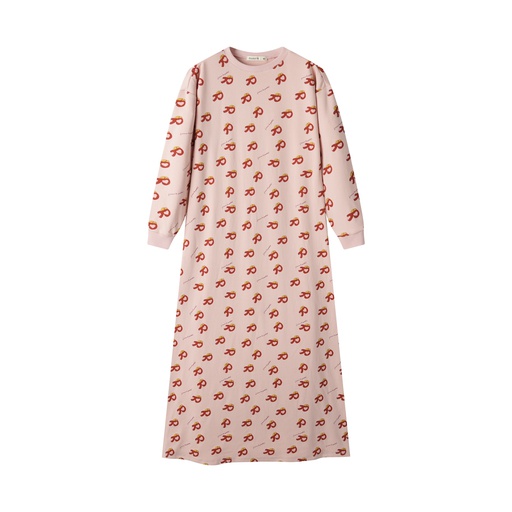 [F25-NG401-LP] SLIPPER PRINT NIGHTGOWN