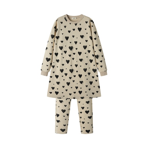 HEART PRINT NIGHTSHIRT