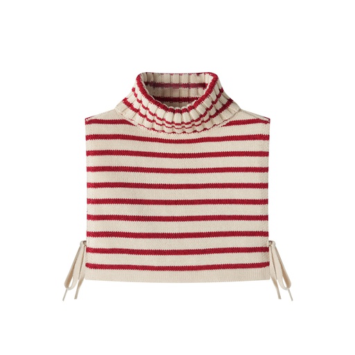 [F25-TD402-RS] STRIPED TURTLENECK COLLAR