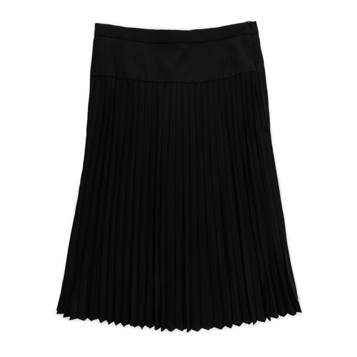 [BS-WSG68-BK] YOKE ACCORDION PLEATED SKIRT