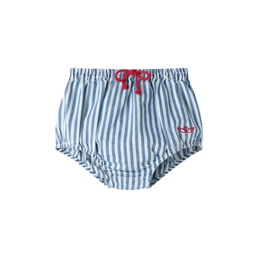 [S25-WBG508-DS] STRIPED BLOOMER WITH TIE