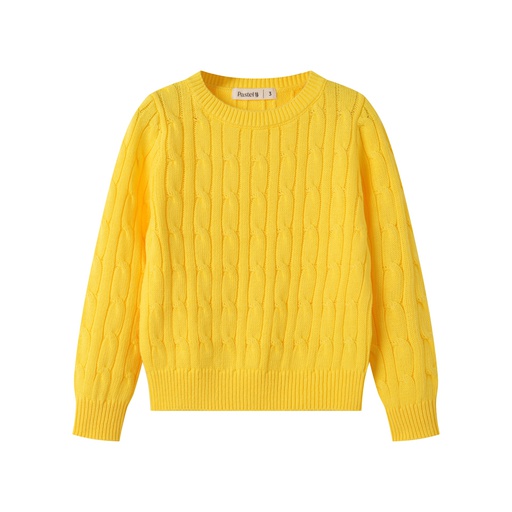 [S25-WSW505-YW] CABLE STITCH SWEATER