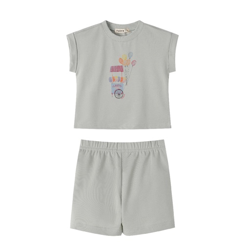 [S25-WBB510-BL] COTTON CANDY PRINT BABY SET