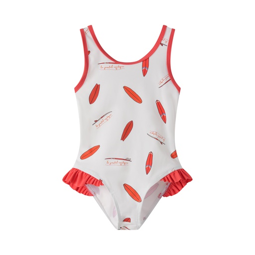 [S25-SBB501-CM] SURFBOARD PRINT BATHING SUIT