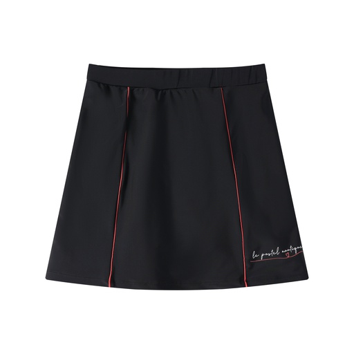 [S25-SBSG503-BK] SWIM SKIRT WITH TIE