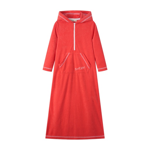 [S25-SCG502-CL] LONG SWIM ROBE WITH CENTER POCKET