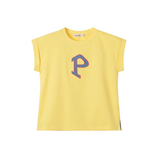 &quot;P&quot; EMBLEM SHORT SLEEVE SWEAT