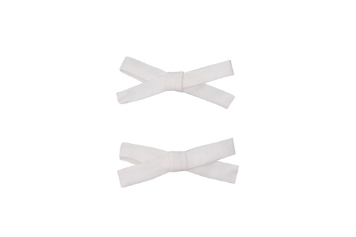 [S25-WAH55-WH-O/S] SMALL HAIRBOWS