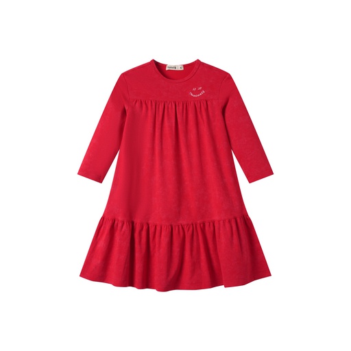 [S25-WD510-RD] 1223 SMILING SWEAT DRESS