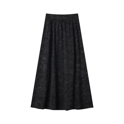 [S25-TS505-BK] MIDI JERSEY SKIRT