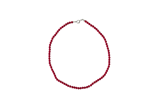 [BS-AJ41-RD-O/S] BEADED CHOCKER LARGE BEADS