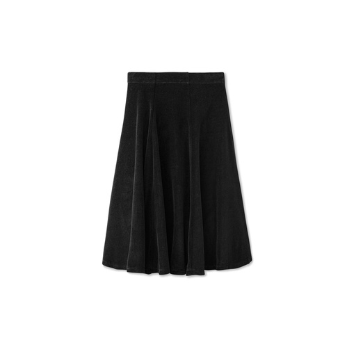 [BS-WSG64] Panelled Velour Skirt