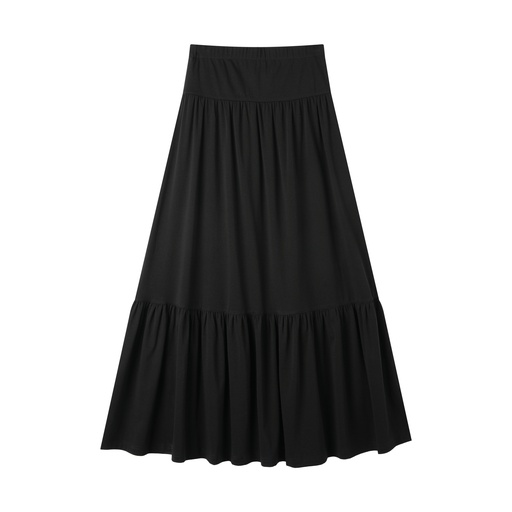 2 Tiered Knit Maxi Skirt