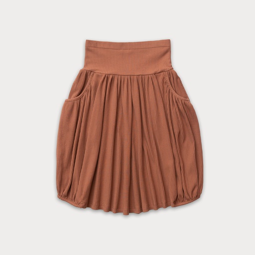 Ribbed Pocket Skirt
