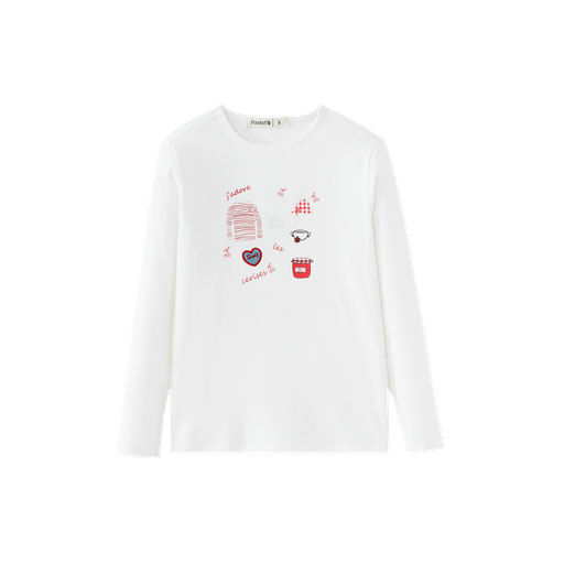 T-Shirt With Cherry Icons
