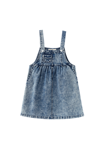 Washed Denim Waisted Jumper