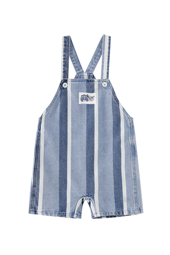 Denim Striped Shortall