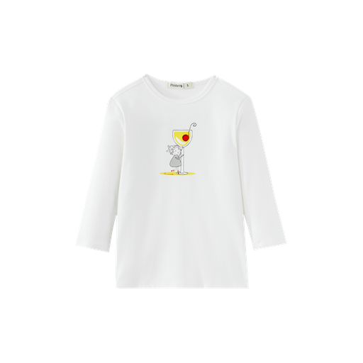 Little Girl Long Sleeve Lemonade Tee