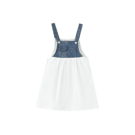 Colorblock Denim Jumper