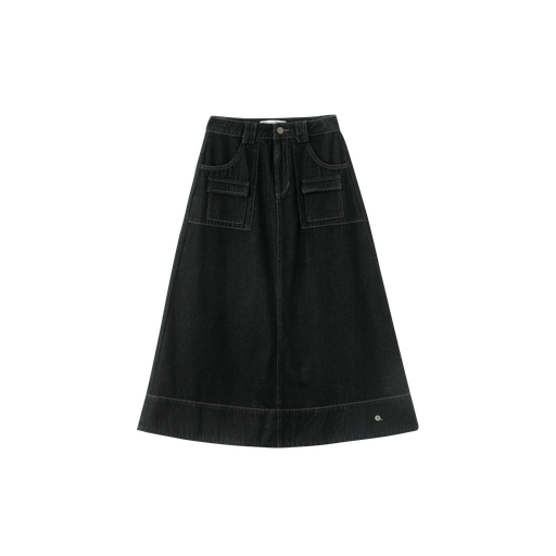 Midi Skirt With Pockets