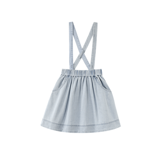 Suspender Skirt With Pockets